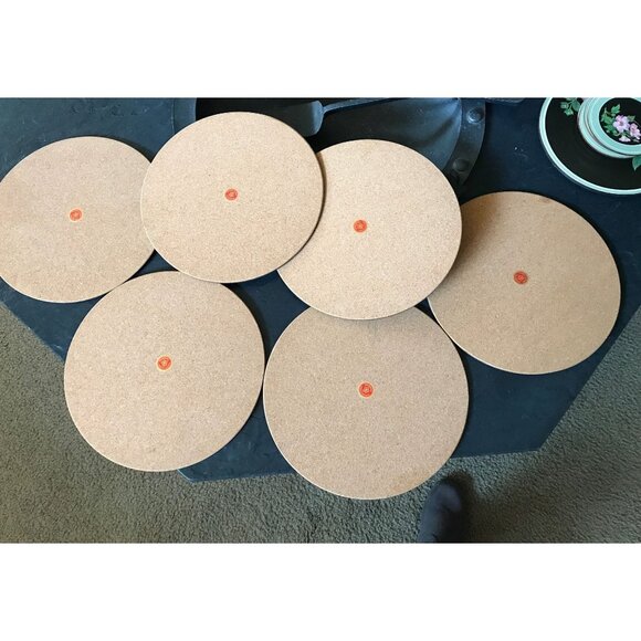 Vtg 1980's Pimpernel Set Of 6 Round Placemats & Coasters With One Trivet - Picture 9 of 10